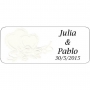Autocollant pour cadeau de mariage promesse