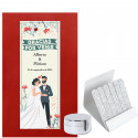 Baume à lèvres et limes à ongles avec enveloppe et autocollant pour cadeaux de mariage