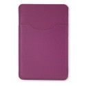 Porte-cartes portefeuille lilas dans une enveloppe pour la communion d'une fille avec des autocollants personnalisés