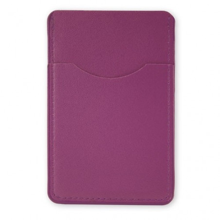 Porte-cartes portefeuille lilas dans une enveloppe pour la communion d'une fille avec des autocollants personnalisés