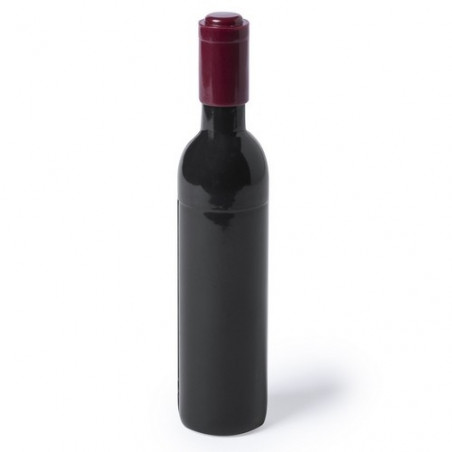 Tire-bouchon en forme de bouteille avec autocollant floral personnalisé