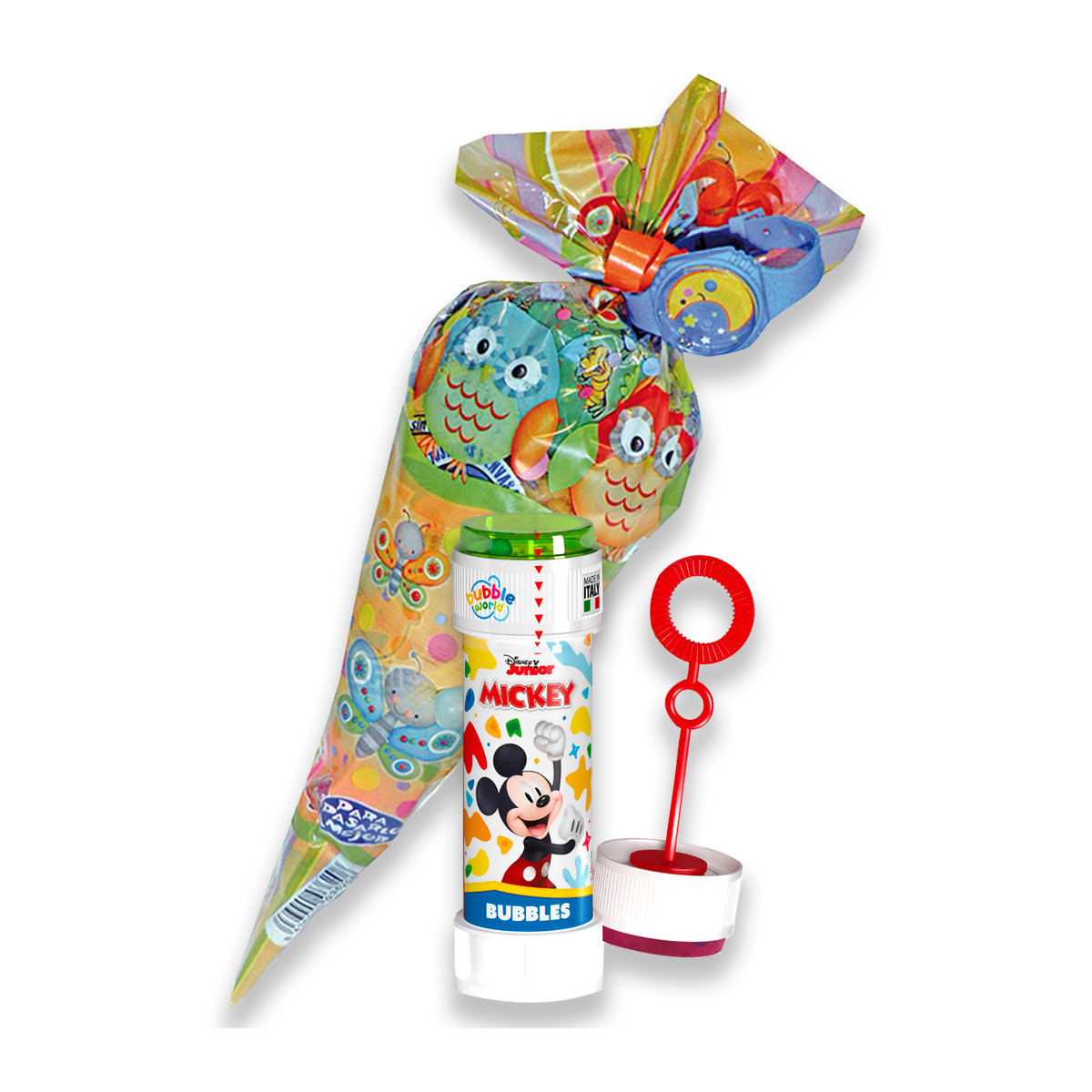 Cornet de bonbons avec bulleur Disney