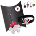 Porte-clés et bracelet de pirate cadeau pour garçons et filles