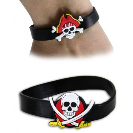 Cadeau porte clés et bracelet pirate pour garçons et filles