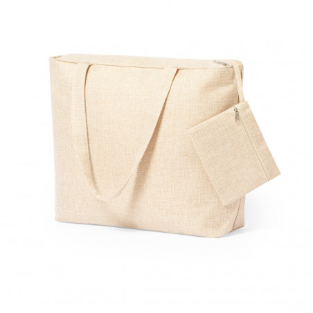 Sac et trousse avec porte-clés en forme de cœur