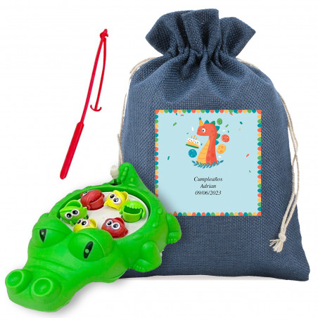 jouets chiots sac avec autocollant cadeaux enfants