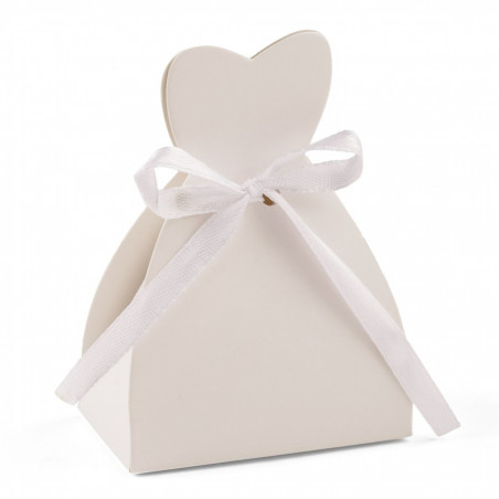 Cacao sphère dans une boîte avec un autocollant personnalisé pour les détails de la communion fille