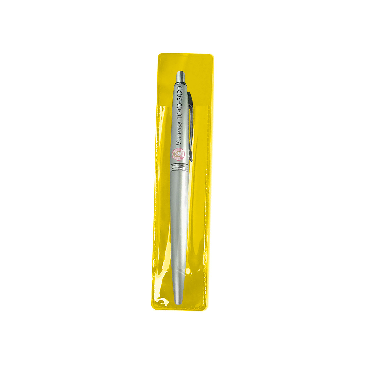 Stylo avec étui personnalisé détails de communion fille