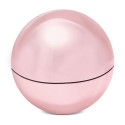 Baume à lèvres rose présenté dans une boîte avec autocollant de communion personnalisé avec le nom de l'invité