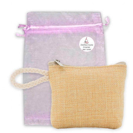 Sac à main en organza pour les coordonnées du client