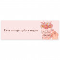 Autocollant personnalisé pour la fête des mères détails 6x2 cm