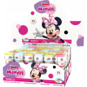 Pompe à bulles Minnie Mouse avec un pot de bonbons personnalisé pour un anniversaire