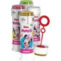 Pompe à bulles Minnie Mouse avec un pot de bonbons personnalisé pour un anniversaire
