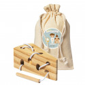 Jeu de puzzle de fromage avec autocollant de communion modifiable pour garçons