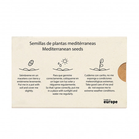 Capsules de semences pour jardin avec adhésif personnalisé