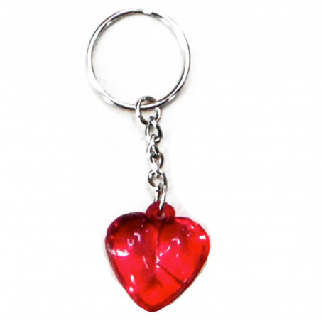 Porte clés en forme de coeur