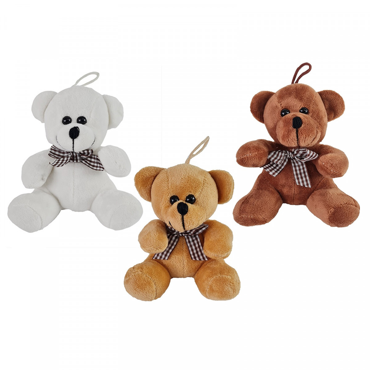 Mini ours en peluche à accrocher