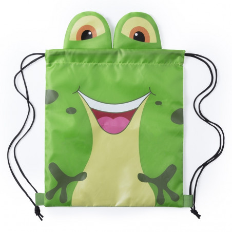 Sac à dos pour enfants en forme de grenouille avec frisbee et lunettes de soleil