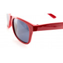 Lunettes de soleil pour enfant rouges avec sucette en forme de cœur et autocollant personnalisé de graduation