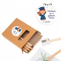 Set de coloriage avec autocollant de graduation personnalisé fille