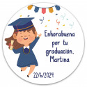 Set de coloriage avec autocollant de graduation personnalisé fille