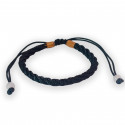 Bracelet cordon tressé pour homme dans un coffret cadeau personnalisé