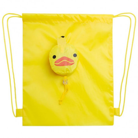 Lunettes de soleil blanches pour enfants et ballon de plage avec sac à dos en forme de canard