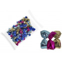 Bracelet Vierge Marie avec chocolats dans une boîte personnalisée pour la communion d'une fille.