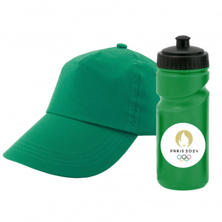 Bouchon vert et canette de boisson personnalisée pour les entreprises