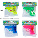 Pistolet à eau pour enfants dans un sac cadeau et un autocollant personnalisé