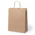 Nécessaire de plage pour femme en sac kraft avec adhésif personnalisé