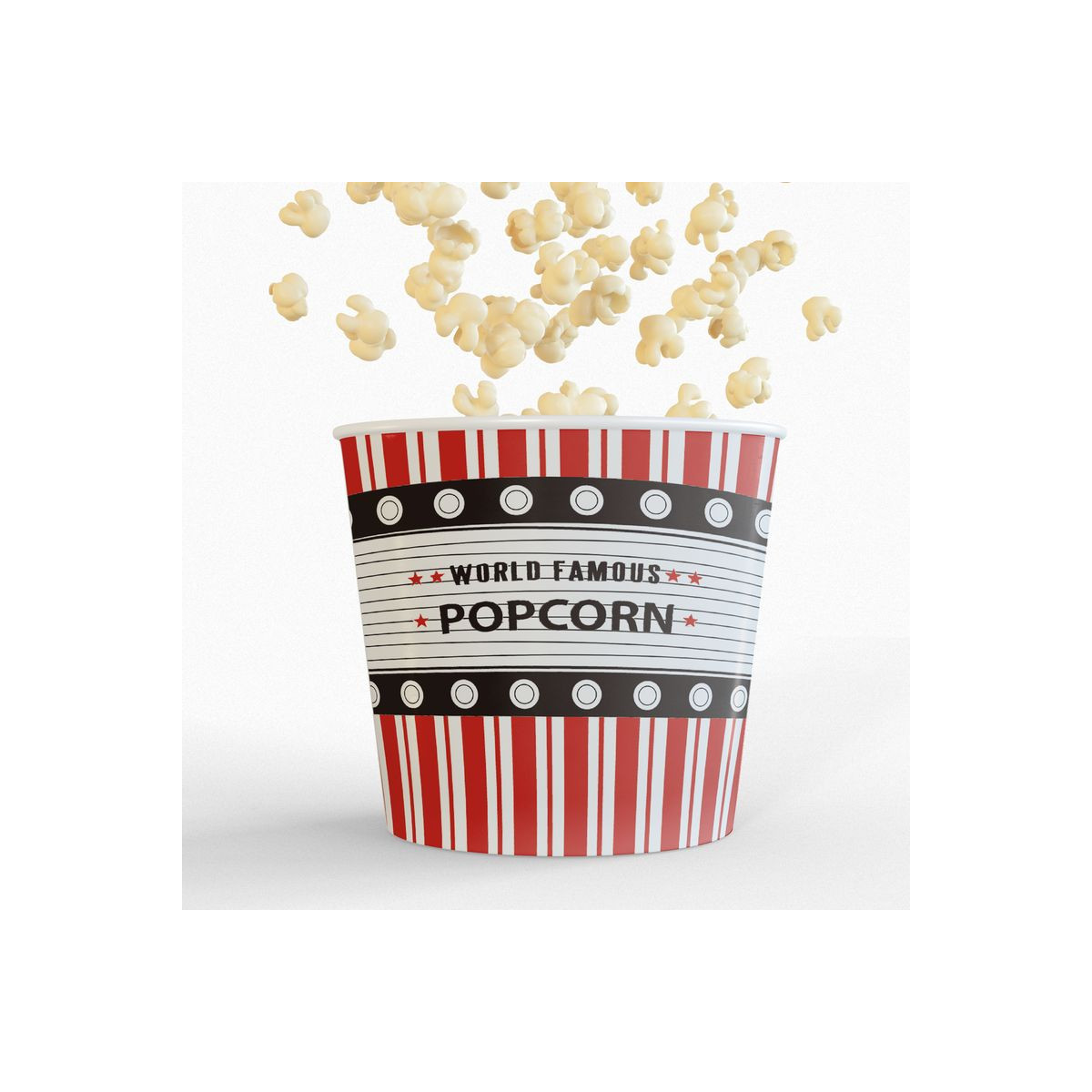 Cubo de pop-corn géant