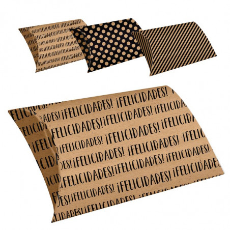 Ensemble de 4 boîtes en kraft élégantes