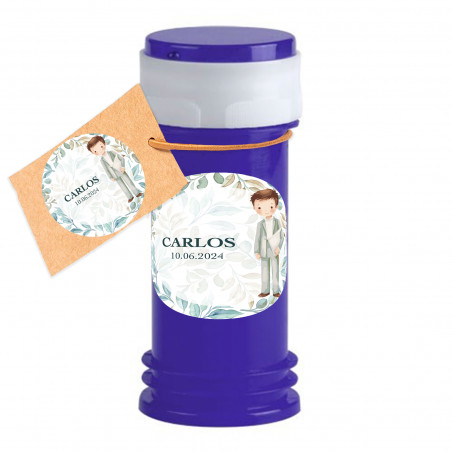 Pompe personnalisé pour des souvenirs de communion enfant