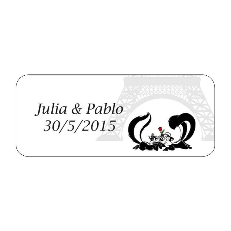 Autocollants amusants Pepe Le Pew Paris