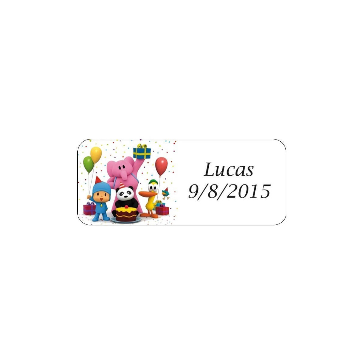 Étiquettes Pocoyo