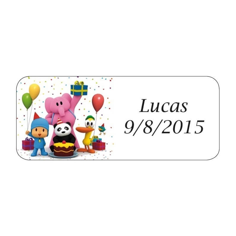 Etiquettes Pour Cadeaux Anniversaire Pocoyo Autocollants D Anniversaire Adhesif 6 X 2 Etiquettes Pour Cadeaux Anniversaire Pocoyo Autocollants D Anniversaire Adhesif 6 X 2