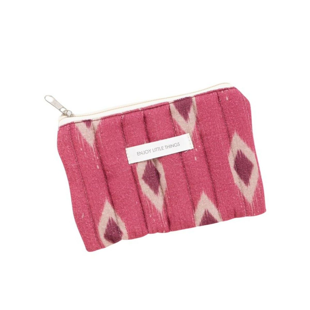 Necessaire imprimé avec des motifs géométriques
