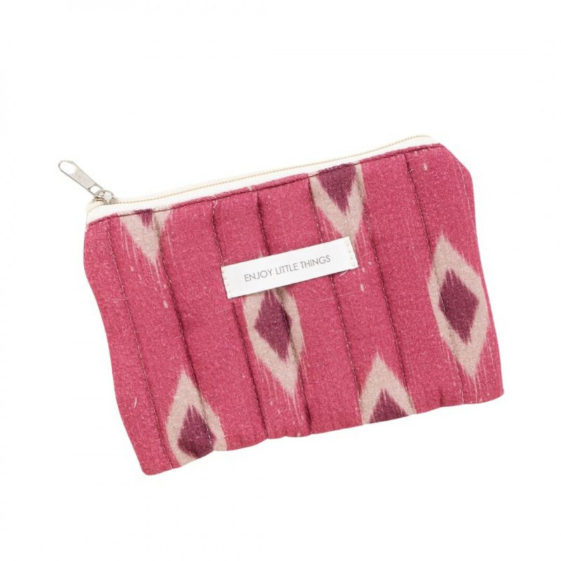 Necessaire imprimé avec des motifs géométriques