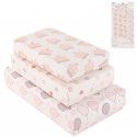 Coffrets en set de trois en tons pastel