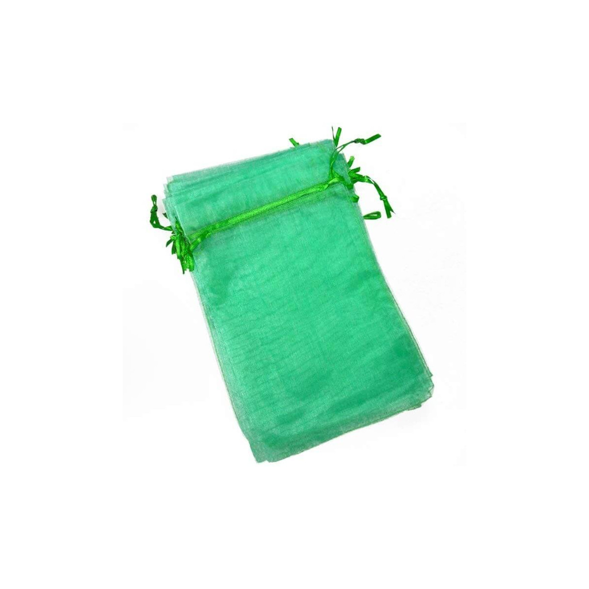 Sacs en organza pas chers vert pâle 13x17