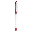 Stylo à gel rouge et argent avec encre bleue à offrir