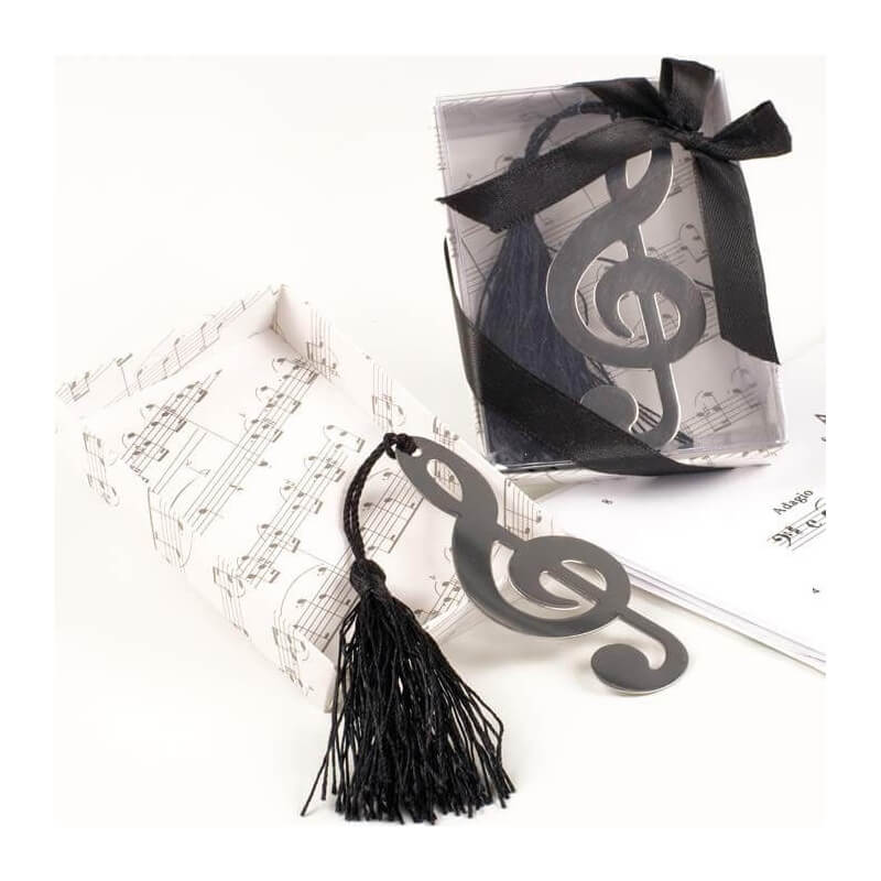 Marque-Page en forme de Clé de Sol Marque Cadeaux 0,66 € Marque-Page en forme de Clé de Sol Marque Cadeaux 0,66 €