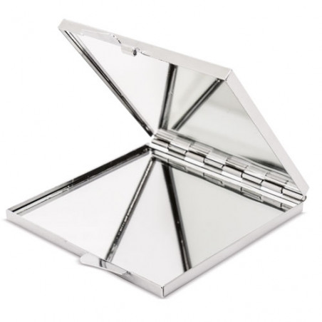 Miroir double carré argenté pour sublimation