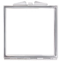 Miroir double carré argenté pour sublimation