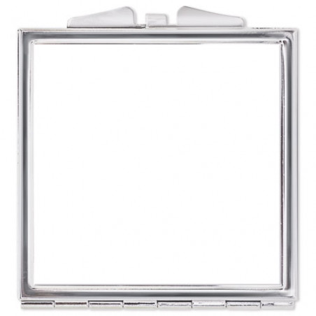 Miroir double carré argenté pour sublimation