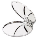 Miroir double rond argenté pour événements et entreprises