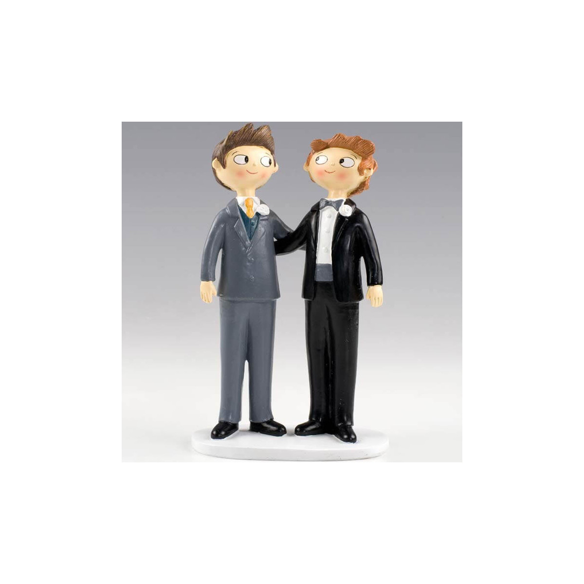 Figurines de gâteau de mariage gay originaux