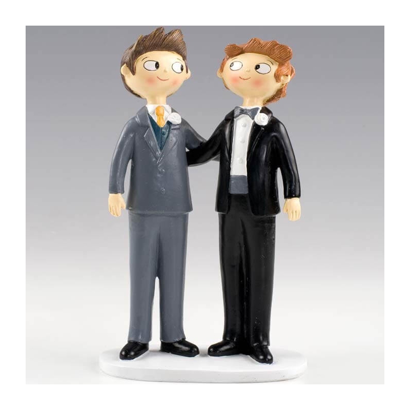 Figurine pour gâteau mariage gay