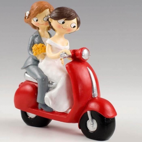 figurine mariage love  rouge